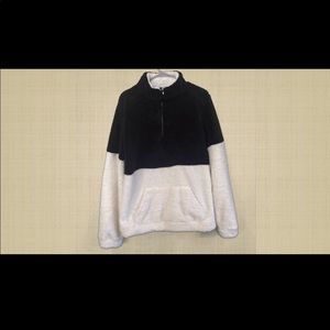 Black and white sweater